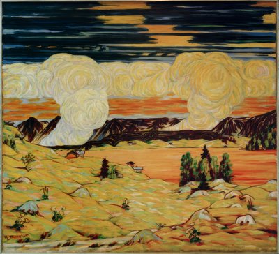 Landschaft Davosersee von Philipp Bauknecht