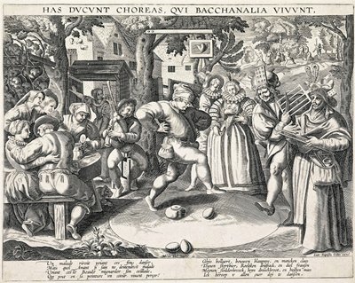 Eiertanz, ca. 1580 von Philipp Galle