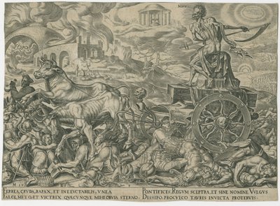 Der Triumph des Todes, ca. 1565 von Philipp Galle