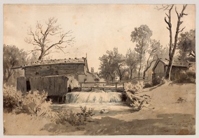 Mühle am Bach bei Schliersee von Philipp Röth