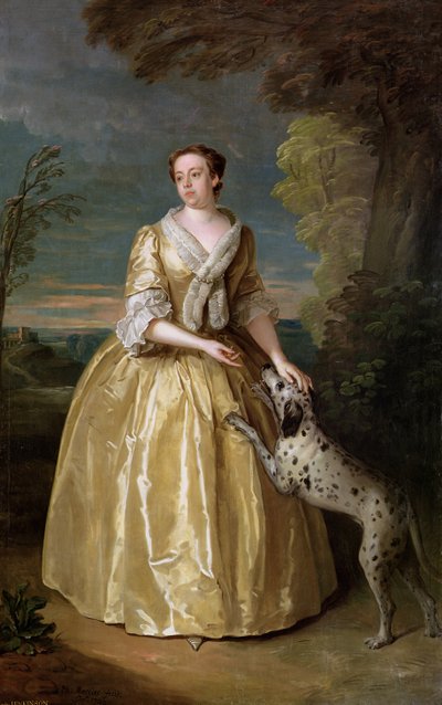 Porträt von Lady Jenkinson von Philippe Mercier