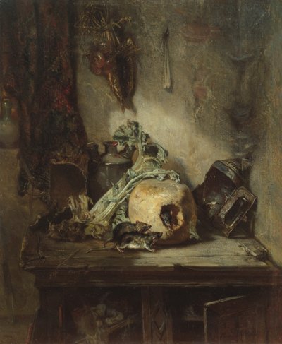 Die Einsiedler-Ratte (1860er) von Philippe Rousseau