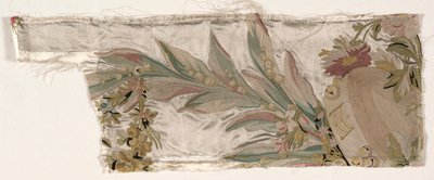 Fragment einer Bettdecke, ca. 1760-1770 von Philippe de Lasalle