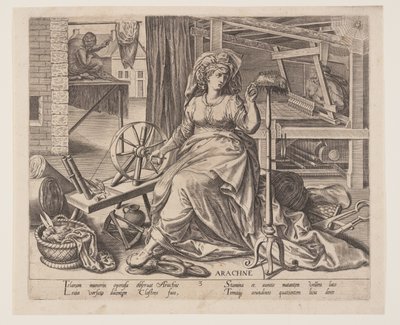 Arachne, aus Die Beschäftigungen von Philips Galle