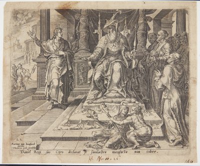 Daniel weigert sich, Bel zu verehren von Philips Galle