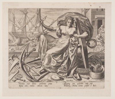 Doris, aus Die Berufe von Philips Galle