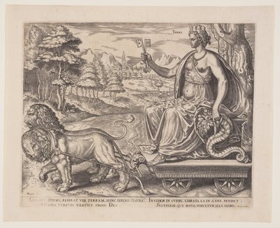 Erde, aus Die vier Elemente von Philips Galle