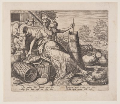 Pales, aus Die Berufe von Philips Galle