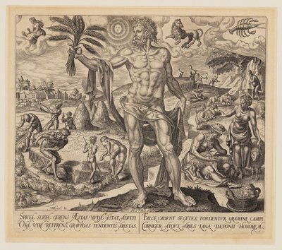 Sommer, aus Die Vier Jahreszeiten von Philips Galle