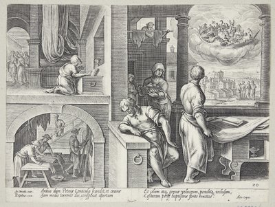 Die Vision des Heiligen Petrus von Philips Galle