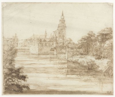 Ansicht von Breda von Philips Huygens