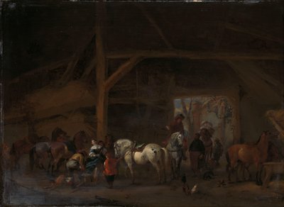 Ein Stall von Philips Wouwerman