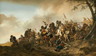 Kampfszene von Philips Wouwerman