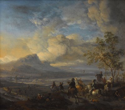 Die Falkenjagd von Philips Wouwerman