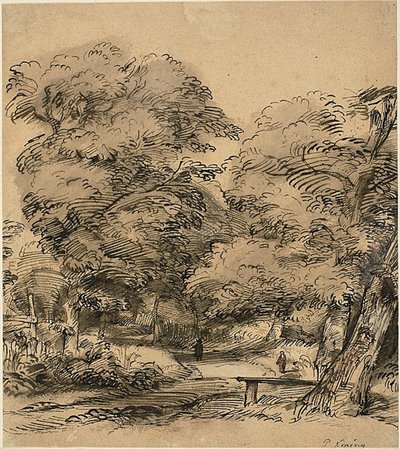 Ein Pfad im Wald von Philips de Koninck