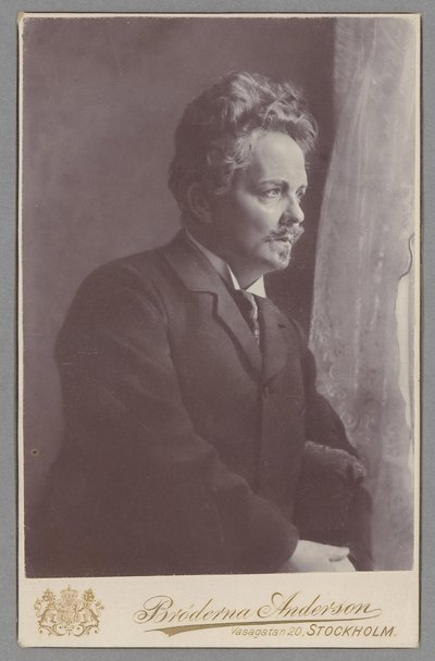 August Strindberg von Photo studio Andersson Bros.