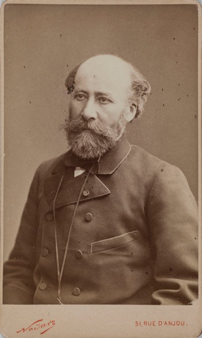 Porträt von Octave Feuillet von Photo studio Nadar.