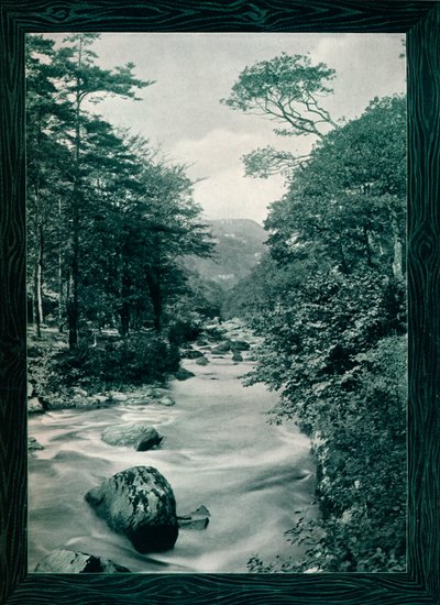 Fluss Lyn, Lynmouth, ca. 1908 von Photochrom Co Ltd of London