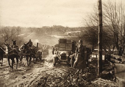 Deutsche Truppen in Finnland (s/w Foto) von Photographer German