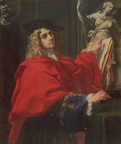 Selbstporträt, 1702 von Pier Leone Ghezzi