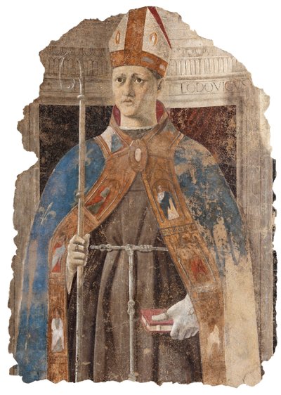 Heiliger Ludwig von Toulouse, 1460 von Piero della Francesca