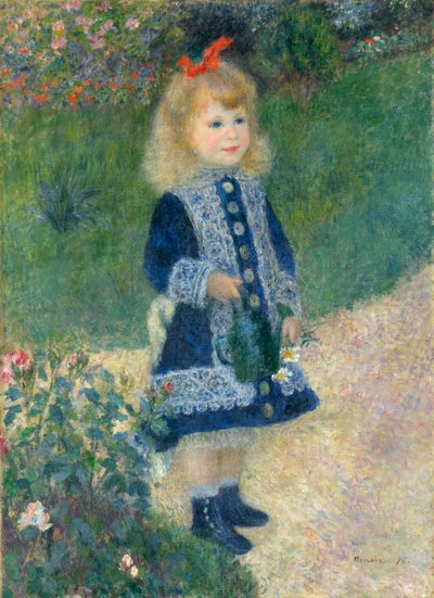 Mädchen mit Gießkanne von Pierre Auguste Renoir