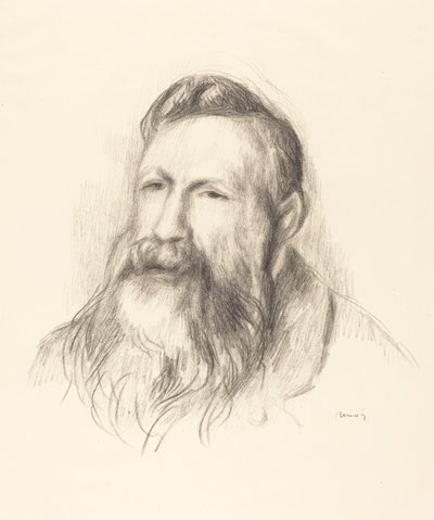 Auguste Rodin, ca. 1910 von Pierre Auguste Renoir