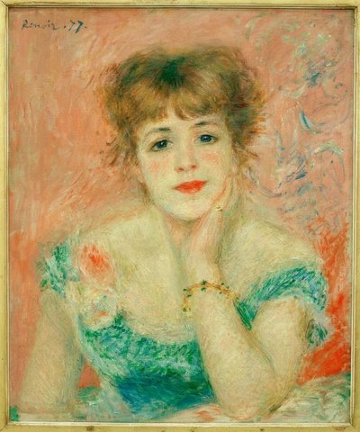 Bildnis der Schauspielerin Jeanne Samary von Pierre Auguste Renoir