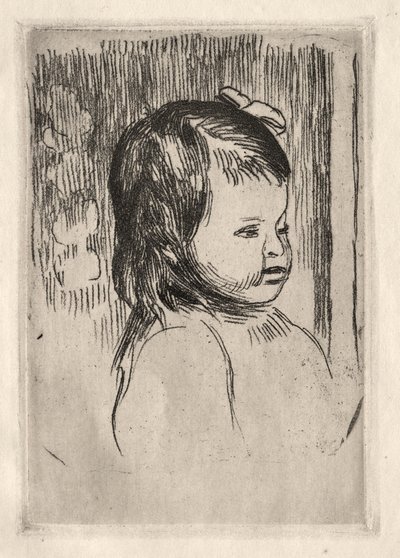 Kinderbüste, nach rechts gedreht von Pierre Auguste Renoir