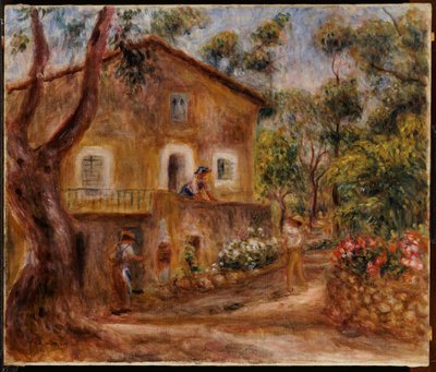 Collettes Haus in Cagne, 1912 von Pierre Auguste Renoir