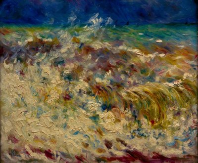 Die Welle von Pierre Auguste Renoir
