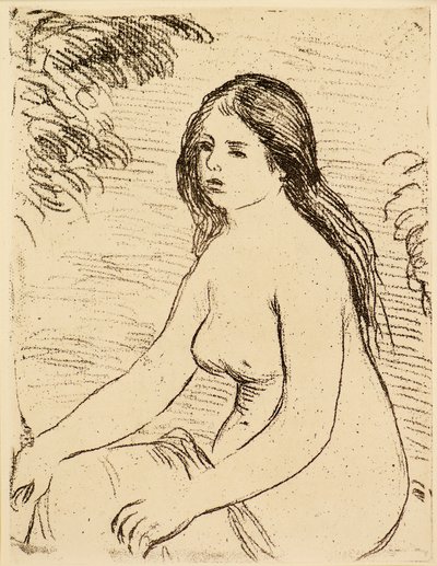 Sitzende nackte Frau von Pierre Auguste Renoir