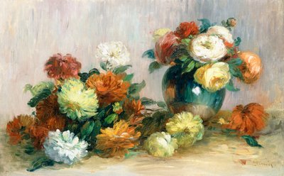 Blumenkränze, ca. 1880 von Pierre Auguste Renoir