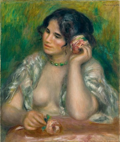 Gabrielle à la rose von Pierre Auguste Renoir