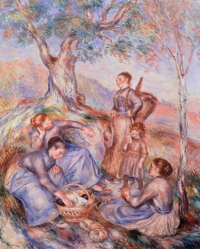 Frühstück der Erntearbeiter von Pierre Auguste Renoir
