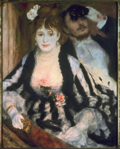 In der Theaterloge von Pierre Auguste Renoir