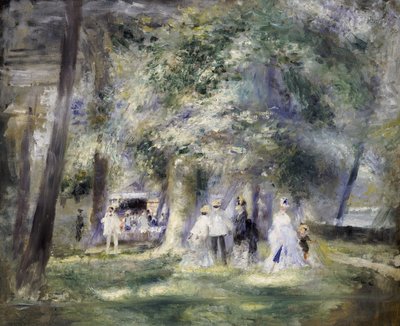 Im Park von Saint-Cloud, 1866 von Pierre Auguste Renoir