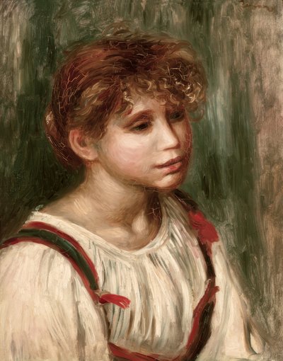 Junge Bretonin von Pierre Auguste Renoir