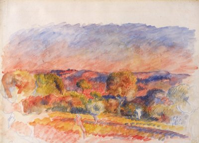 Landschaft, 1889 von Pierre Auguste Renoir
