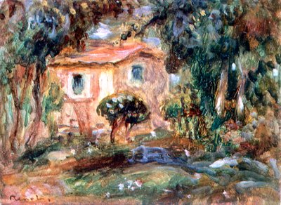 Landschaft, Le Cannet, 1902 von Pierre Auguste Renoir