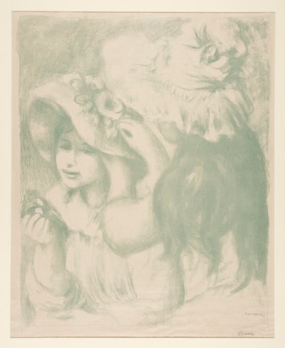 Der angeheftete Hut von Pierre Auguste Renoir