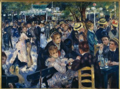 Le Moulin de la Galette von Pierre Auguste Renoir