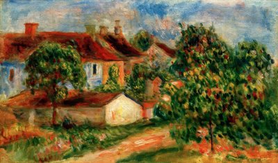 Dorfhäuser, rote Dächer von Pierre Auguste Renoir