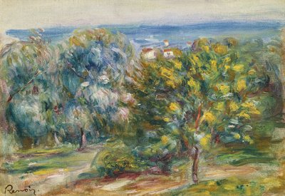 Mittagslandschaft, 1910 von Pierre Auguste Renoir