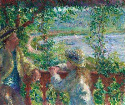 In der Nähe des Sees, 1879-80 von Pierre Auguste Renoir