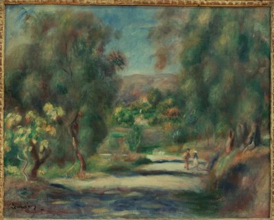 Landschaft von Cagnes von Pierre Auguste Renoir