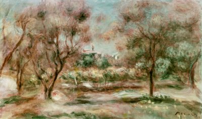 Landschaft von Grasse von Pierre Auguste Renoir