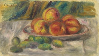 Pfirsiche und Mandeln von Pierre Auguste Renoir