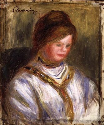 Porträt, um 1906 von Pierre Auguste Renoir