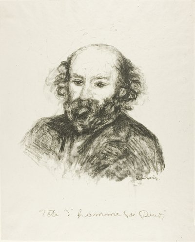 Porträt von Cezanne von Pierre Auguste Renoir